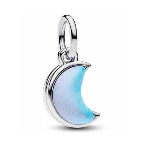 Colgante Luna Azul Celeste