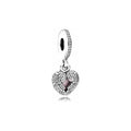 Corazón Alado con Cristal Rosa
