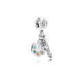 Charm Pincel y Paleta de Artista con Cristales