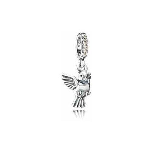 Charm Pájaro en Vuelo con Circonitas