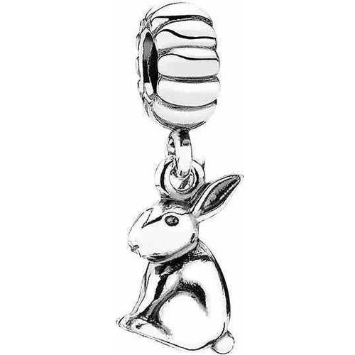Charm Colgante Conejo de Plata Esterlina
