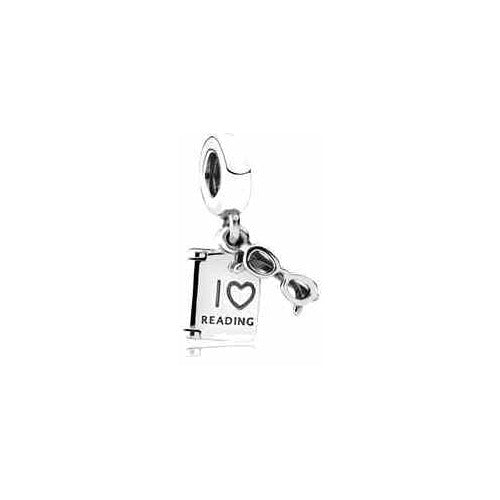Charm "I Love Reading" con Gafas