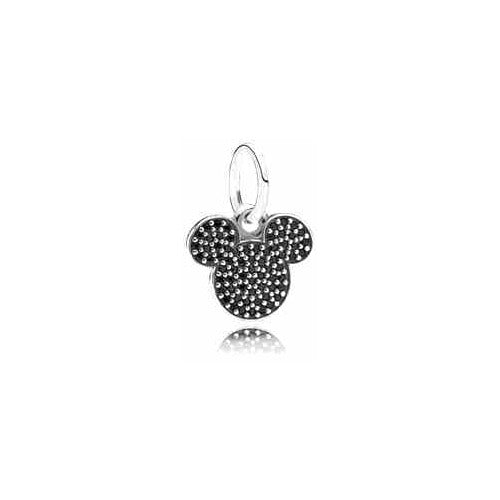 Charm Mickey Mouse Brillante Plata Esterlina