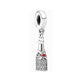 Charm Botella de Champán con Corazón