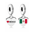 Corazón "México" con Bandera Mexicana