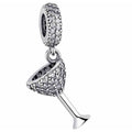 Charm Copa de Martini Brillante Plata 925