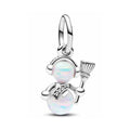 Charm Muñeco de Nieve con Escoba y Auriculares