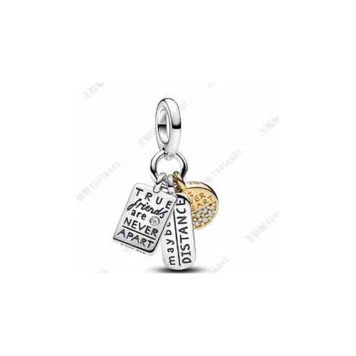 Charm "True friends are never apart, maybe distance"