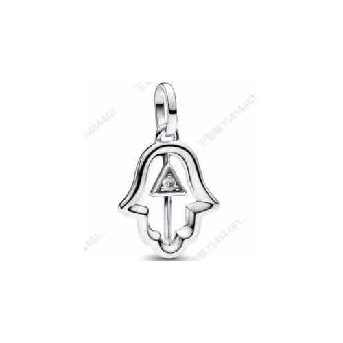 Dije Hamsa con Triángulo Protector