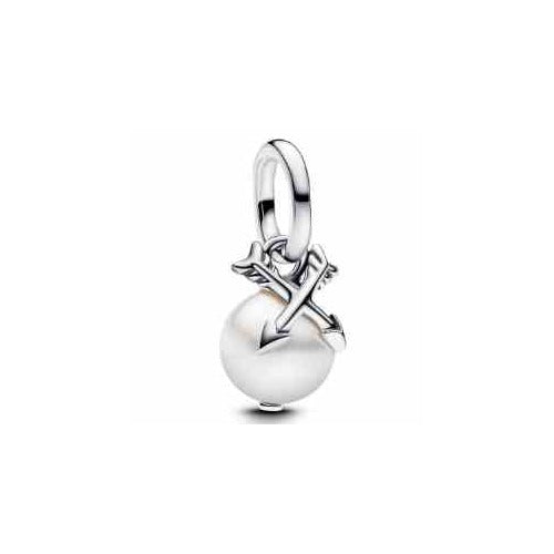 Charm "Flechas de Amor" con tipo Perla