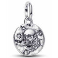 Charm Calavera y Rosa Lunar