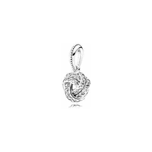 Charm Nudo Infinito Brillante