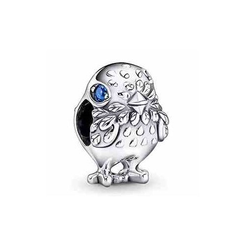 Charm "Búho" con Zafiro Azul