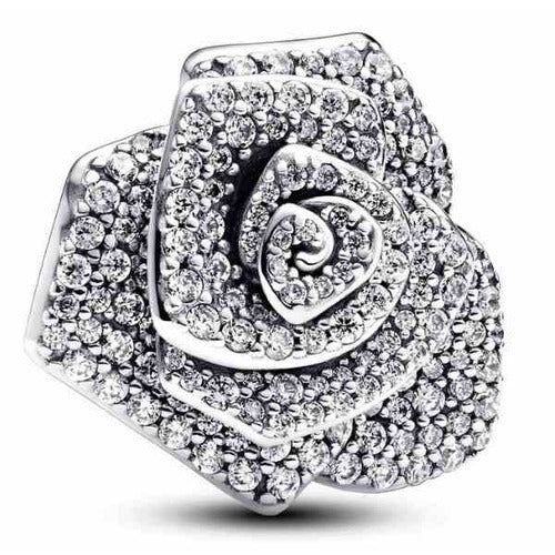 Charm Dije Rosa Encantada Brillante
