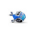 Charm Ballena Azul Brillante