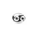 Charm Cáncer Brillante en Plata