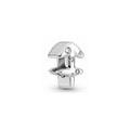 Charm Seta Brillante Plateada