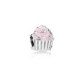 Charm Cupcake Rosa con Circonitas