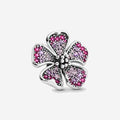 Flor Encantada con Cristales Rosa y Lila
