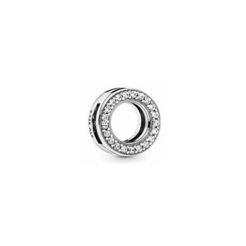 Charm Círculo Brillante Doble