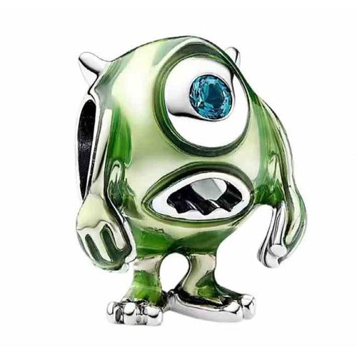 Charm Monstruo Verde con Ojo Azul