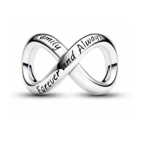 Charm Infinito "Family Forever and Always"