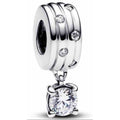Charm Colgante Brillante Corazón de Plata