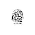 Charm "Madre e Hijo Búho" en Plata