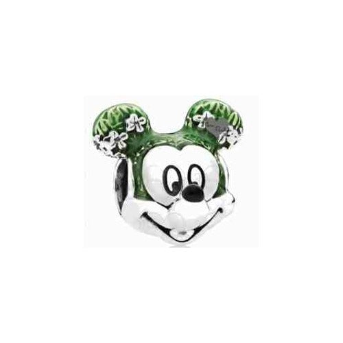 Charm Mickey Mouse Flores Verdes