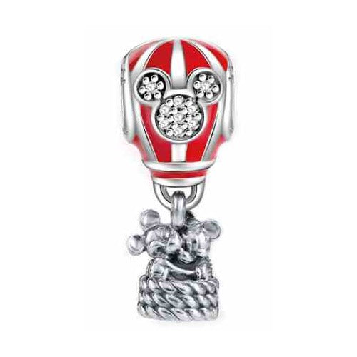 Charm Dije Globo Aerostático Mickey y Minnie Encantados