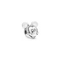 Charm Clip Mickey Brillante en Plata Esterlina