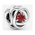 Charm Nudo de Amor con Piedra Roja