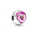 Charm Flor Pensamiento Rosa