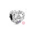 Charm Corazón Flores 'Mum Love You Always'