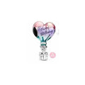 Charm Corazón Globo "Happy Birthday"