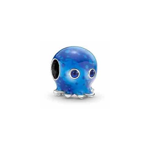 Charm Pulpo Azul Brillante