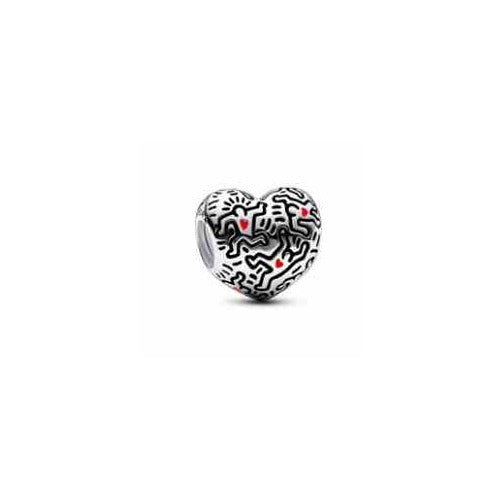 Corazón Keith Haring Charm