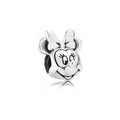 Charm Minnie Mouse con Lazo, Plata
