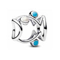 Charm Doble Corazón Celestial