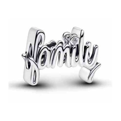 Charm Plata 'Family' con Circonita