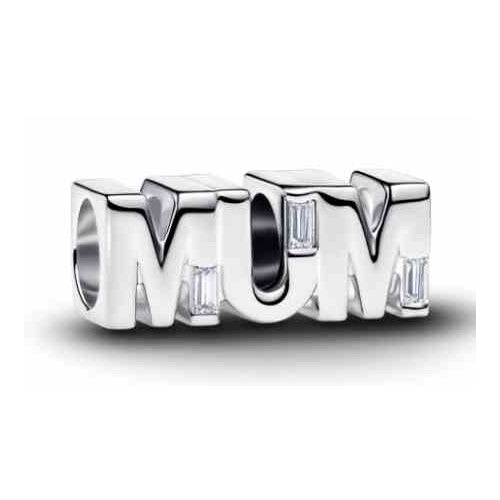 Charm "MUM" con Cristales
