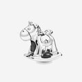 Charm Caballito Balancín de Plata