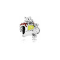 Charm Reloj Conejo Blanco Pendiente