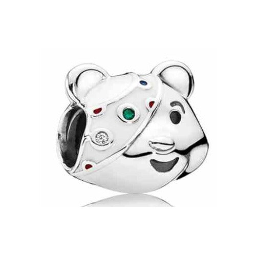 Charm Doble Cara Oso Panda Bailarín