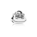 Charm Bolso con Lazo Brillante