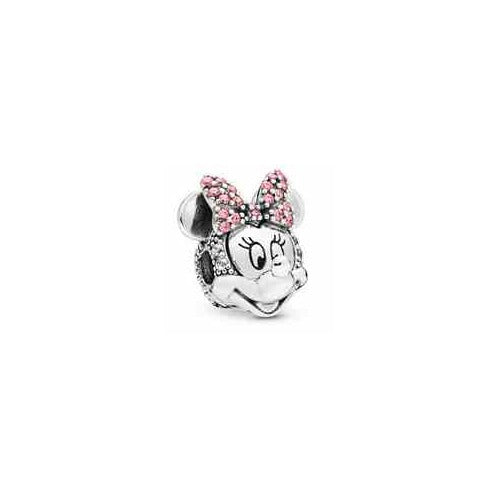Charm Minnie Mouse con Lazo Rosa