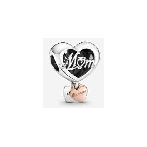 Charm Corazón "Mom Thanks"