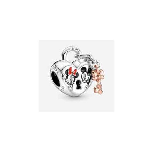 Charm Corazón "You & Me" Tipo Pan Disney Minnie & Mickey