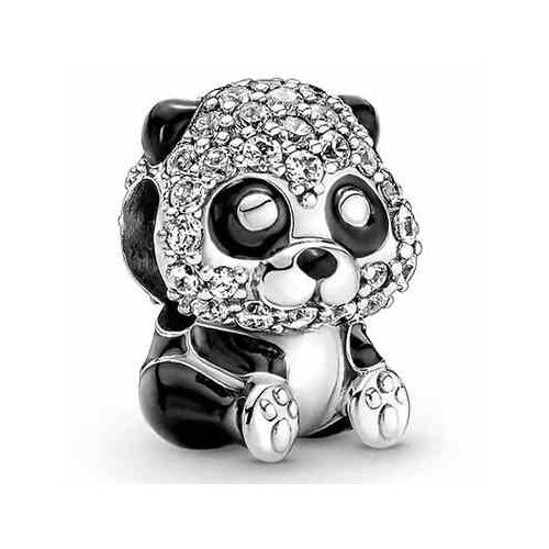 Charm Panda Brillante para Pulseras
