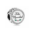Charm "Feliz Navidad" con Cristales